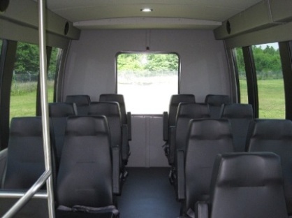 Ventura V210 shuttle bus, interior