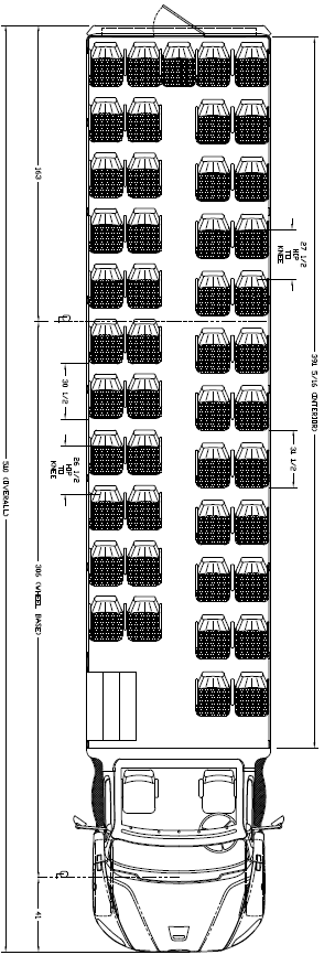ameritrans 425 m2 freightliner floorplan, 49 passengers