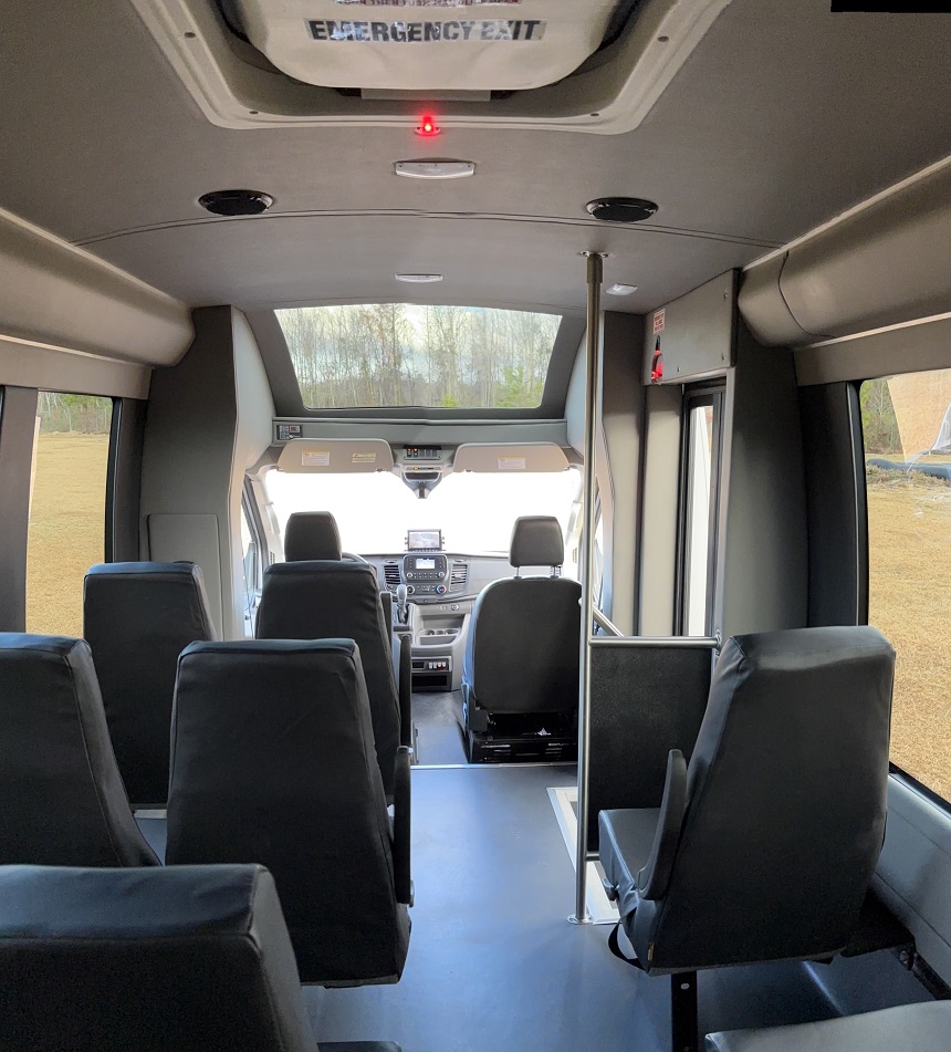 Small 15 passenger buses for sale, ir