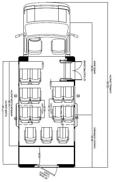 non-cdl buses for sales, floorplan