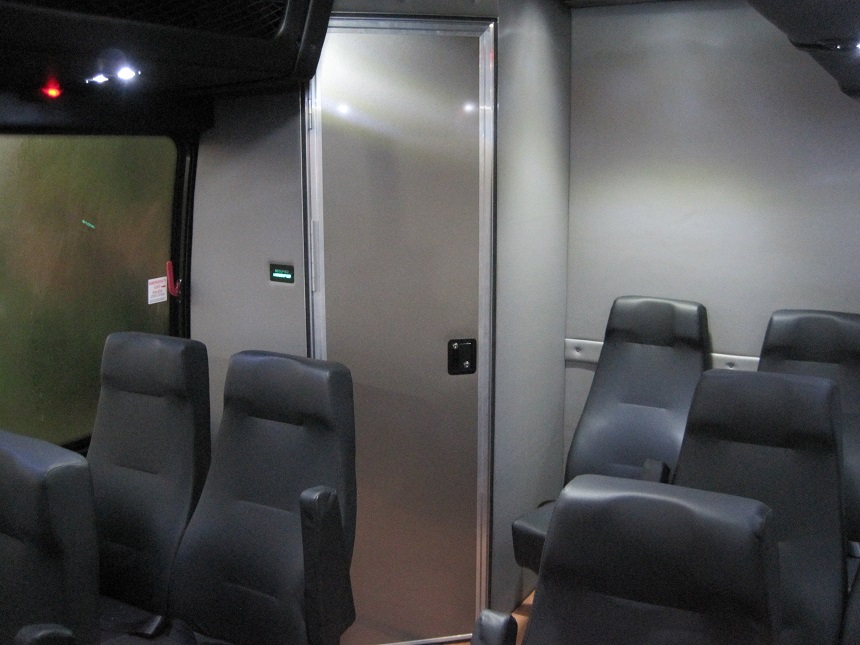 freightliner m2 45 passenger bus with restroom, td