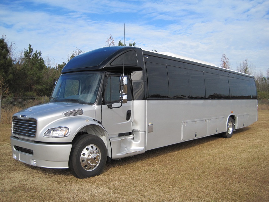freightliner m2 coach buses with under floor luggage, df