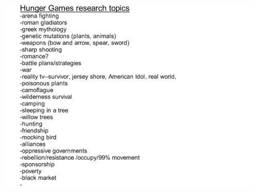 research paper topics