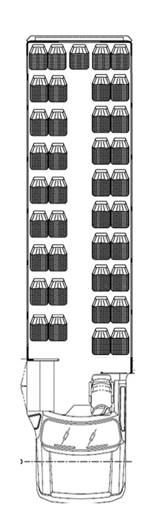 chevrolet C5500 duramax bus sales, floor plan