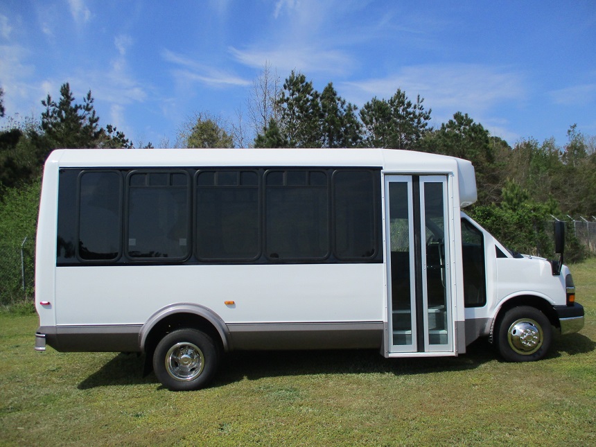 used bus sales, 15 passenger with rear luggage, rt