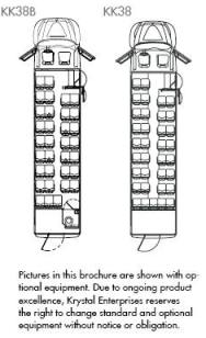 Krystal Koach International 3200 Tour Coach diagram